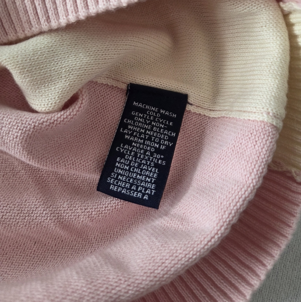 NEW Chaps Color-Block Pullover - Size S - Picture 7 of 7